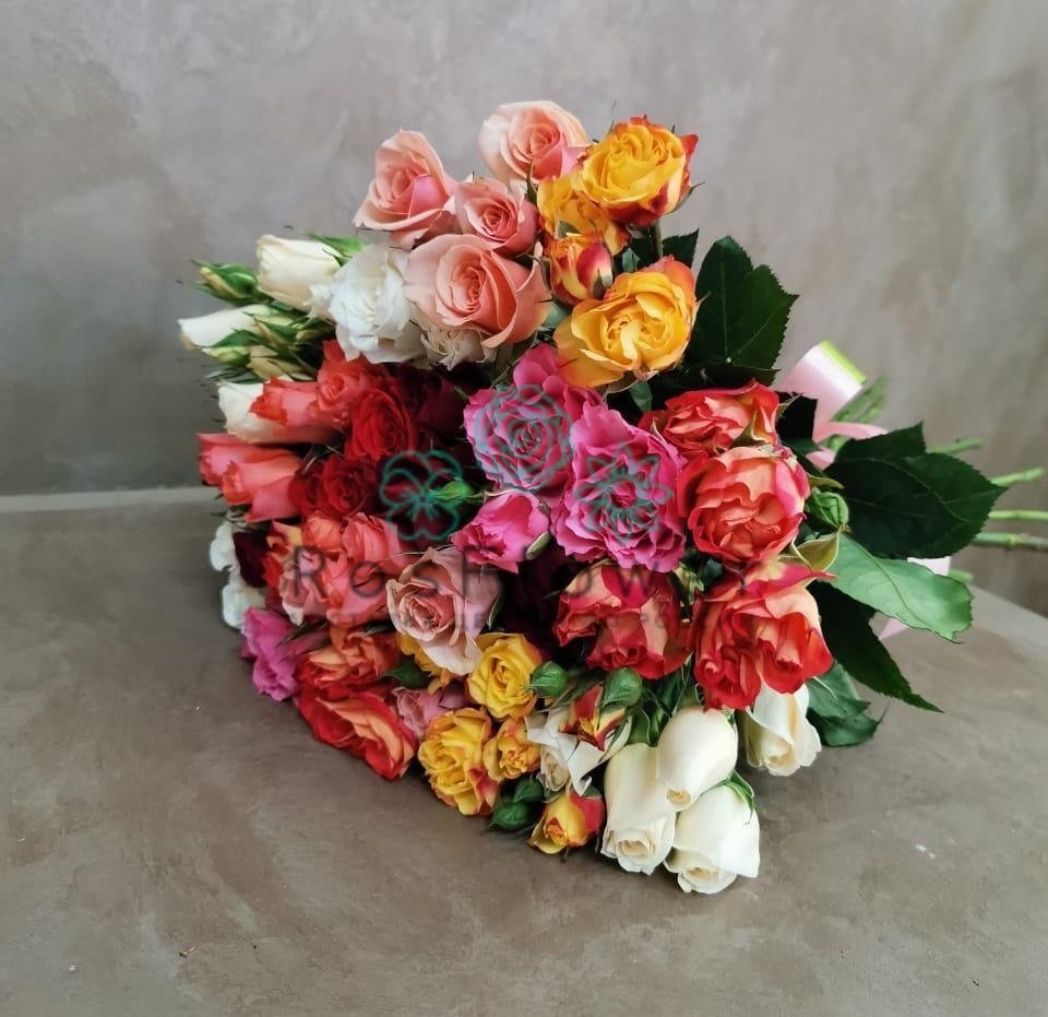 Букет цветов из: Розы в Джерокае