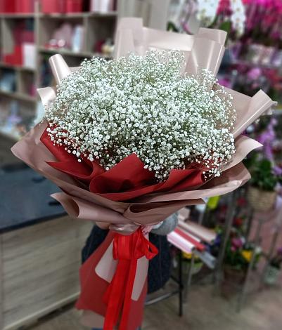 Букет цветов из: Гипсофила в Джерокае
