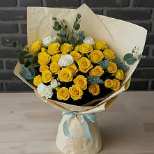 Букет цветов из:  Розы в Джерокае