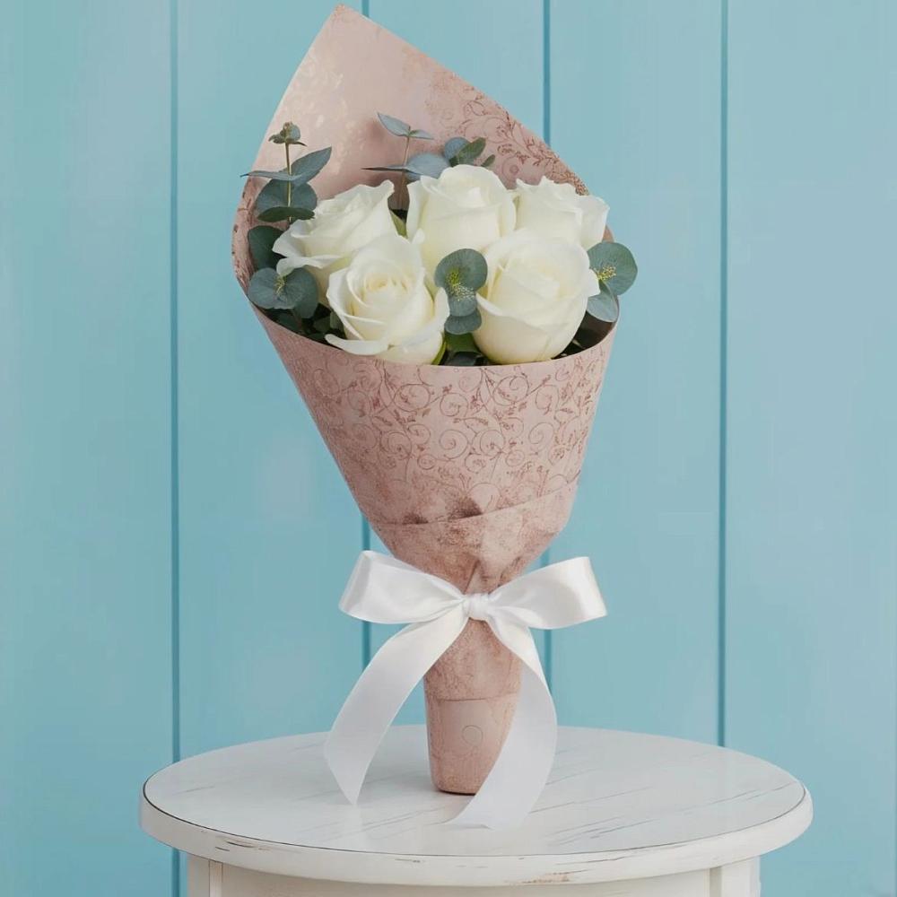 Букет цветов из: Розы в Джерокае