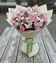 Букет цветов из:  Розы и Хризантемы #REPLACE_PRED# Джерокае