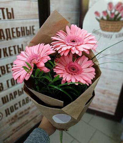Букет цветов из: Герберы в Джерокае