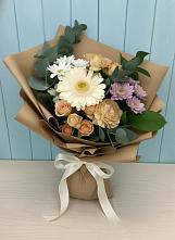 Букет цветов из:  Герберы и Хризантемы в Джерокае