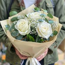 Букет цветов из:  Розы в Джерокае