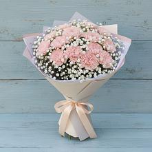 Букет цветов из:  Гвоздики в Джерокае