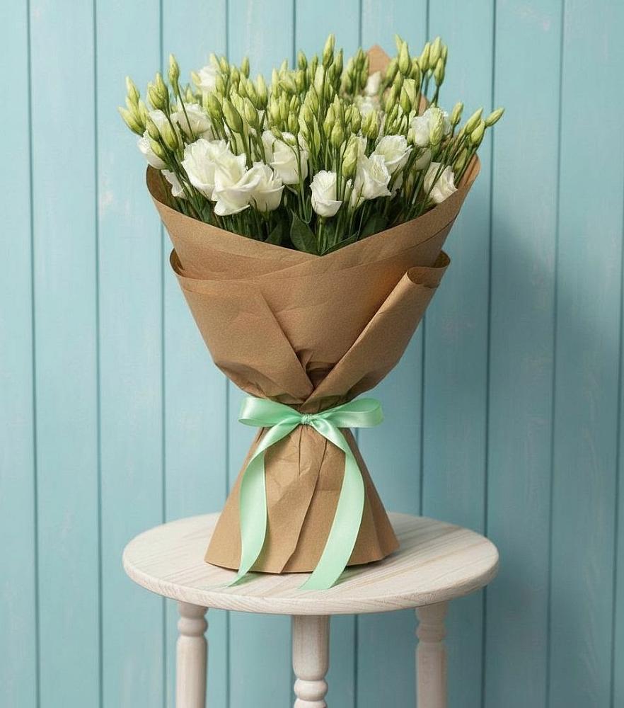 Букет цветов из: Лизиантусы в Джерокае