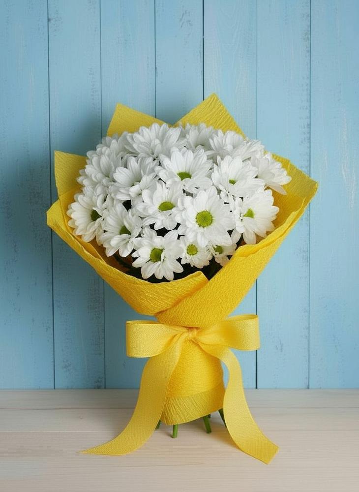 Букет цветов из: Хризантемы в Джерокае