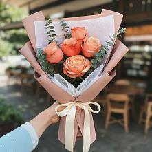 Букет цветов из:  Розы в Джерокае