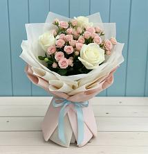 Букет цветов из:  Розы в Джерокае