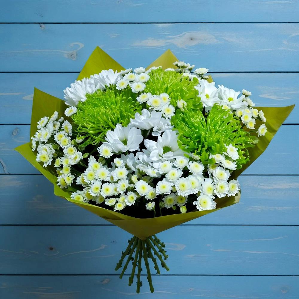 Букет цветов из: Хризантемы в Джерокае