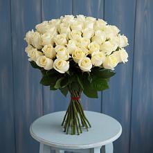 Букет 51 Белая роза Эдлесс Лав #REPLACE_PRED# Джерокае