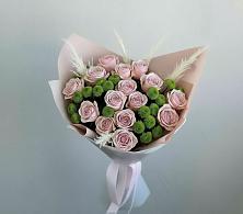 Букет цветов из:  Розы и Хризантемы в Джерокае