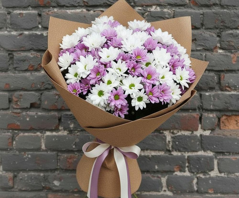 Букет цветов из: Хризантемы в Джерокае