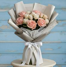 Букет цветов из:  Розы в Джерокае