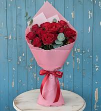 Букет цветов из:  Розы в Джерокае
