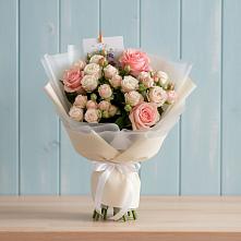 Букет цветов из:  Розы в Джерокае