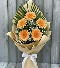 Букет цветов из:  Герберы в Джерокае